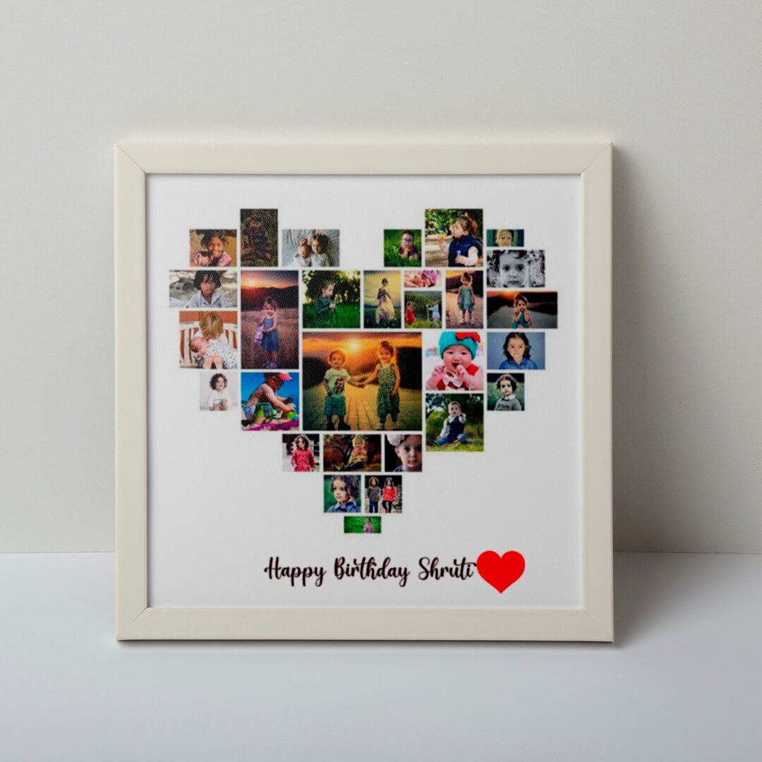 Personalized 10th Anniversary Gift, 10 Year Anniversary Gift Picture Collage,  Ten Year Anniversary Gift For Husband