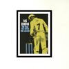 MS Dhoni The Man Wall Decoration Art with Black Wooden Frame