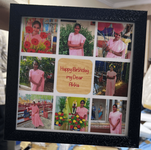 Square Photo Collage for Birthday photo review