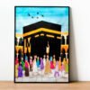 Kaaba - Makkaa hedjâz saudi arabia painting by Sania naaz