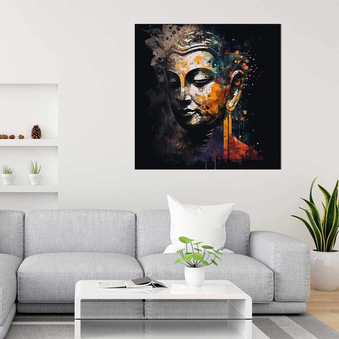 lord-buddha-illustration-art-on-canvas-i-best-for-home-decor-vignette