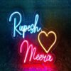 Customised couple Name Neon light