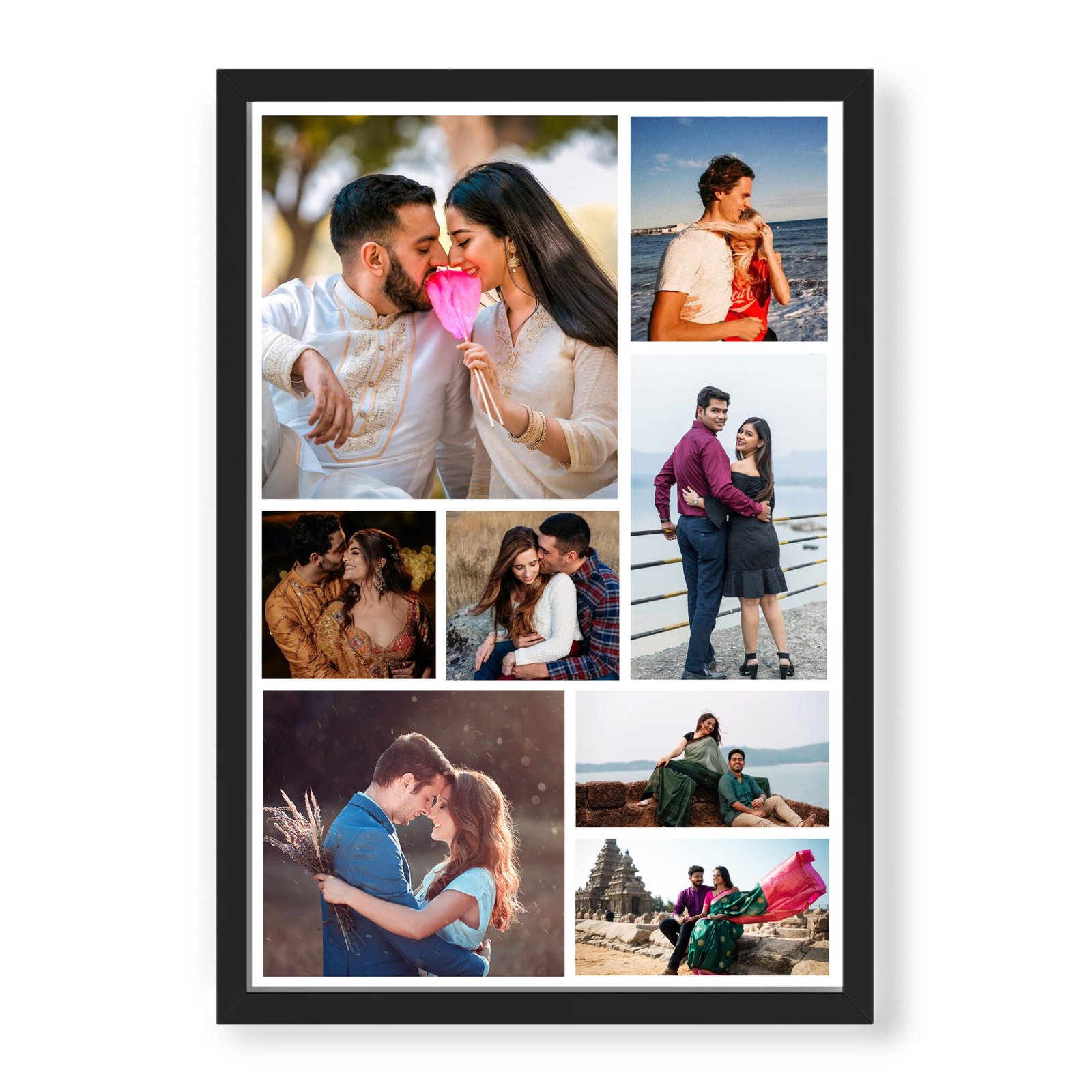 Personalized Pictures Collage Photo Frame with 8 pictures