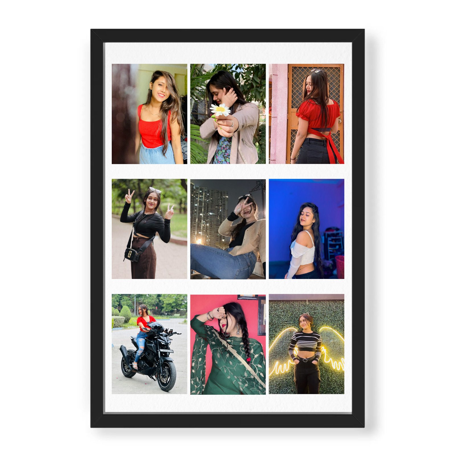Customised Photo Collage with 9 Photos