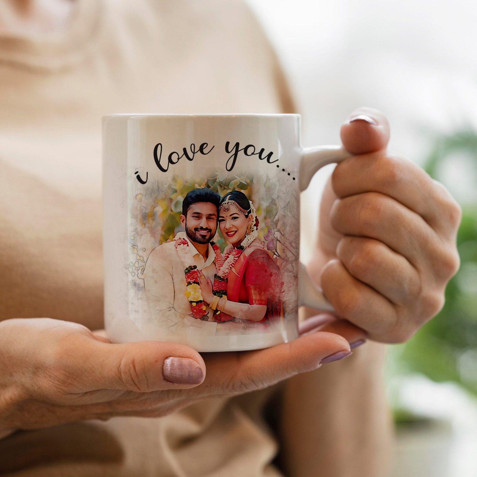 I Love You Printed Coffee Mug Gift for Couples | Best Birthday or Valentines Day Love Gift for Husband Wife, Girlfriend Boyfriend (300ml White Ceramic Mug for Him)