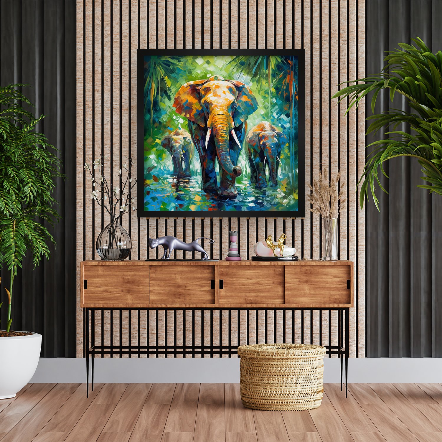 Elephant painting Wall Arts Paintings