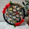 Personalised MDF Flower Photo Frame