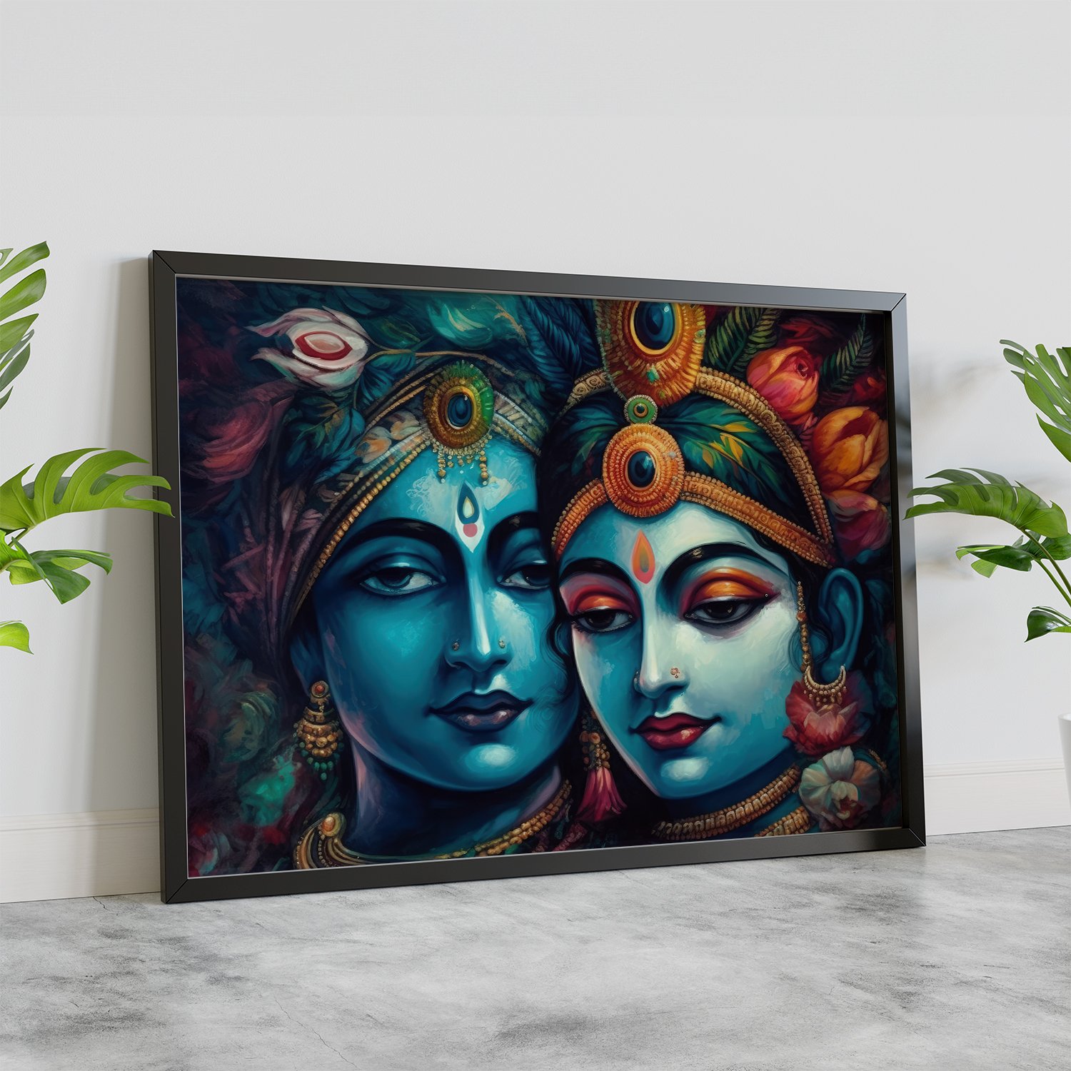 Lord Radha Krishna Home Wall Arts Painting