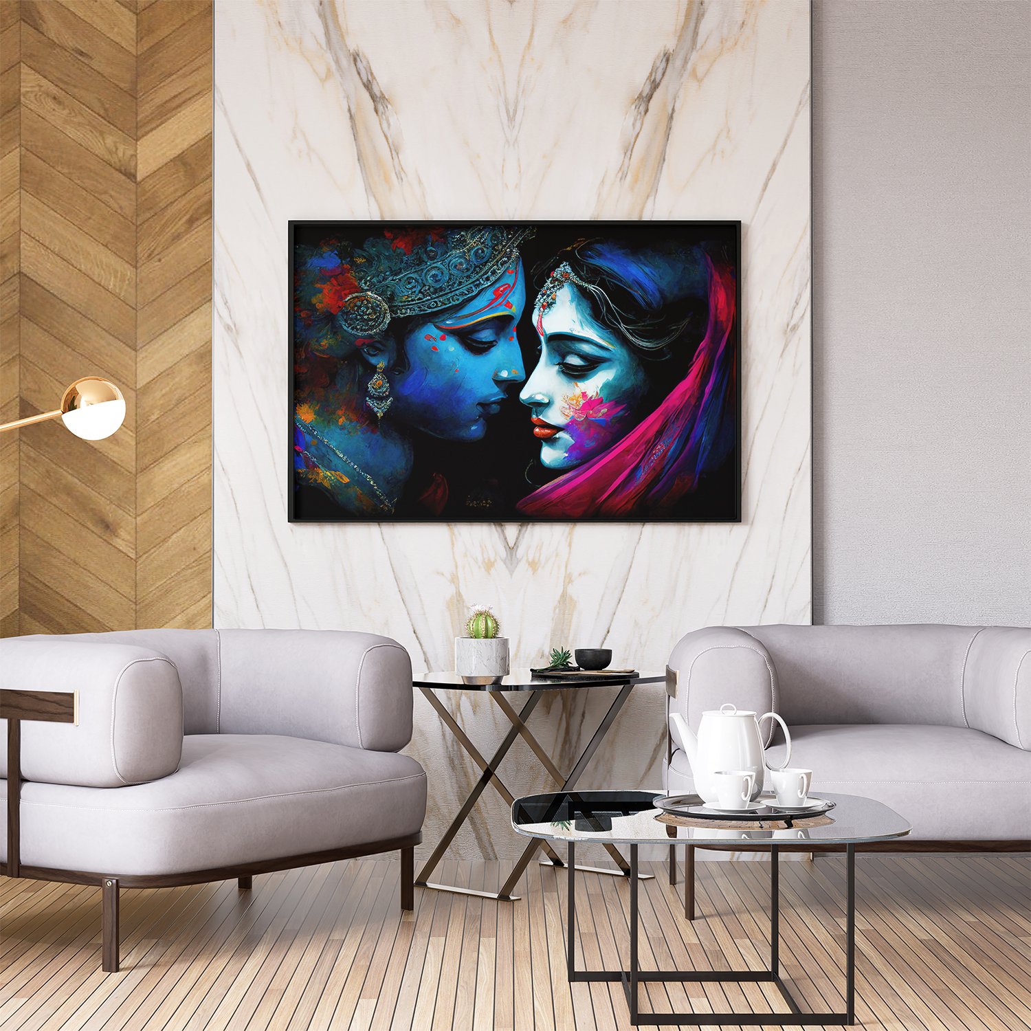 Lord Radha ji &  Krishna ji Home Art  Painting