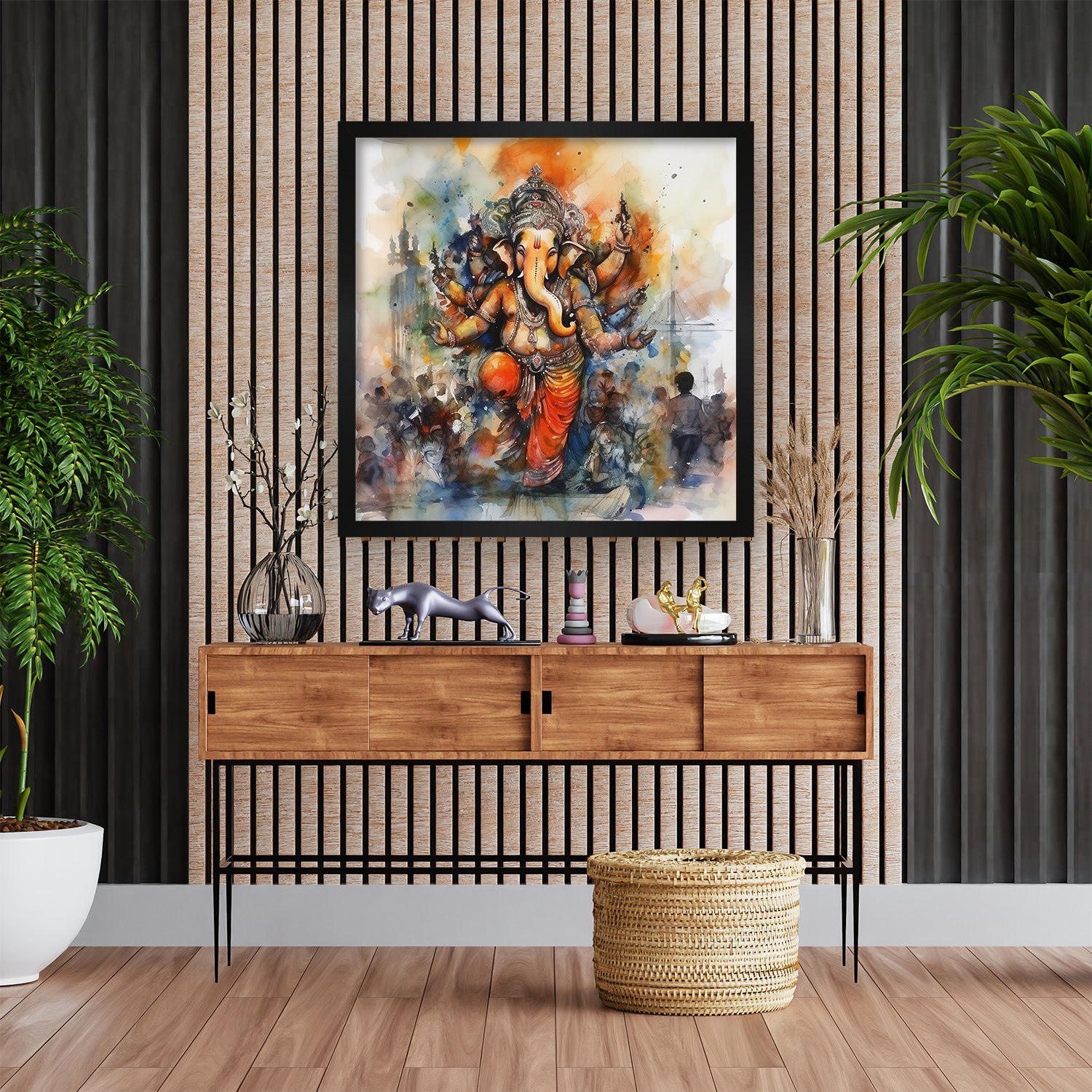 Lord Ganeshaa ji Wall Art Painting