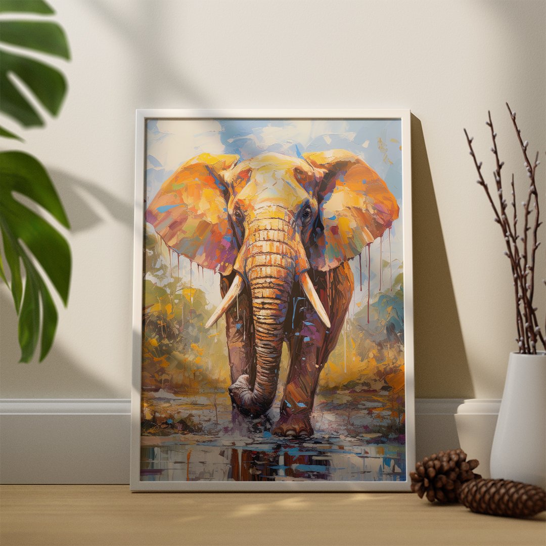 Animal Elephant Wal Arts Painting