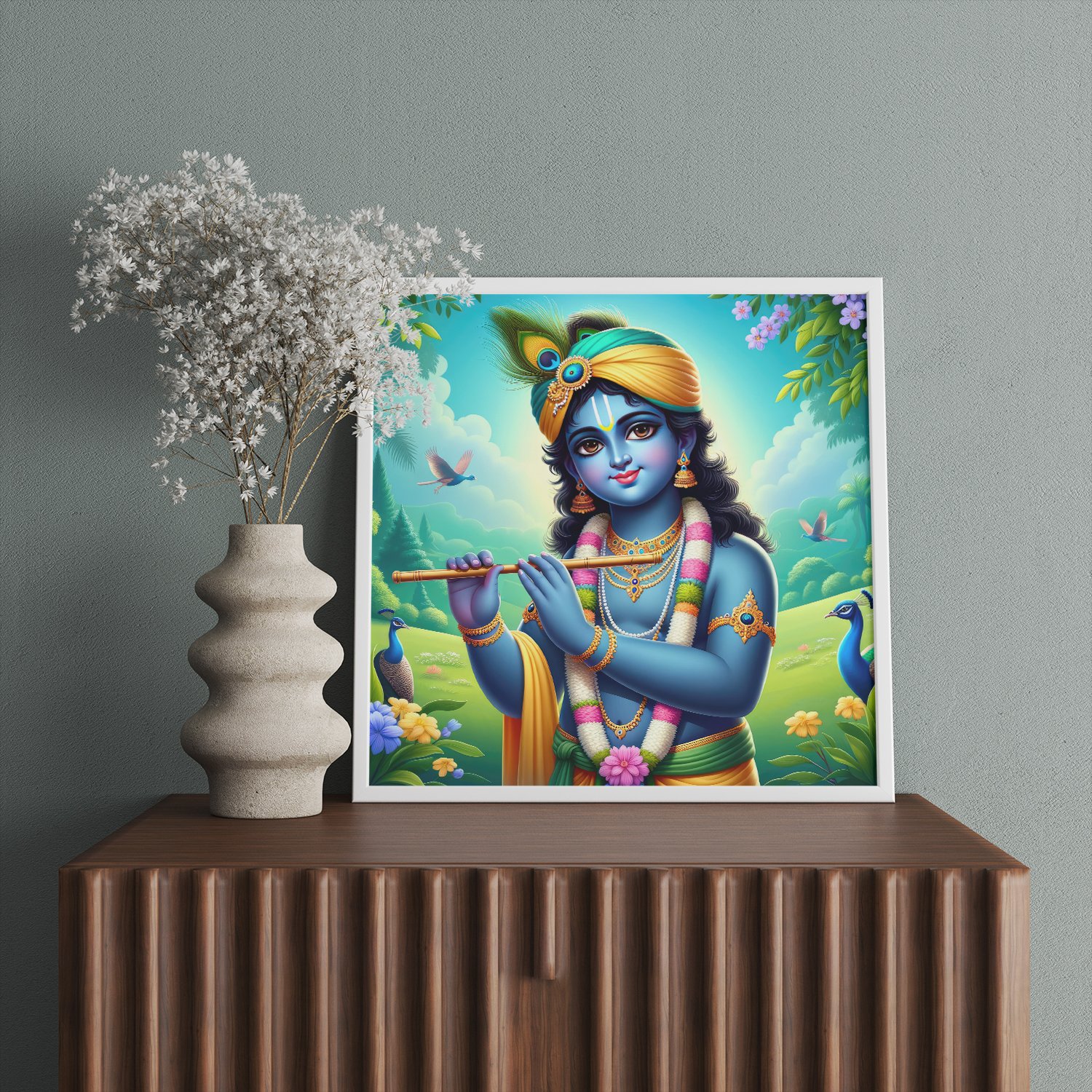 Lord Radha Krishna ji Home Art painting