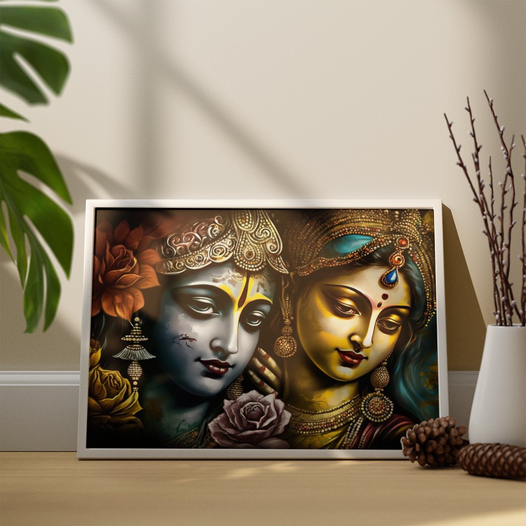 Lord Radha Krishna Home Arts Paintings