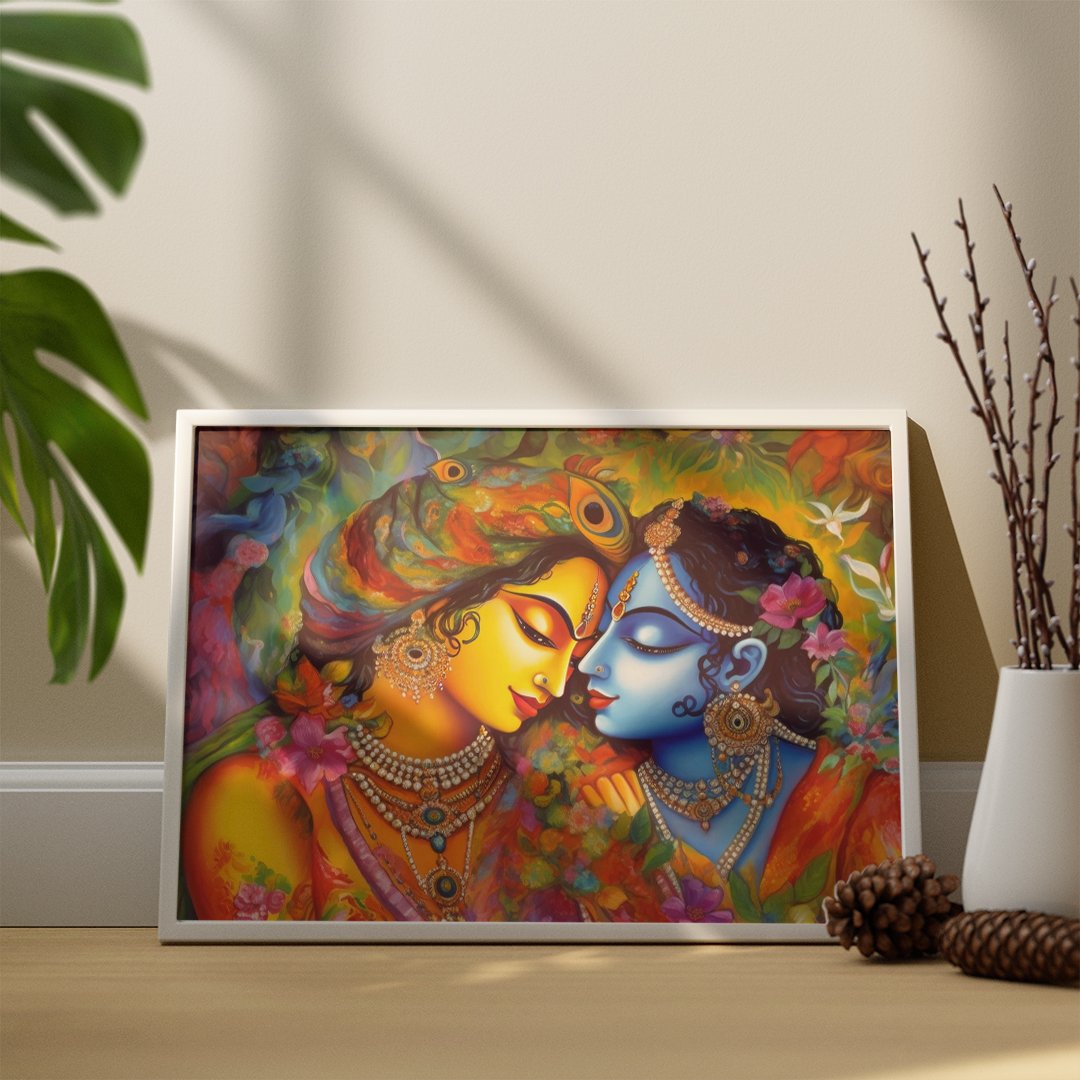 Lord Radha Krishna Home Arts Painting