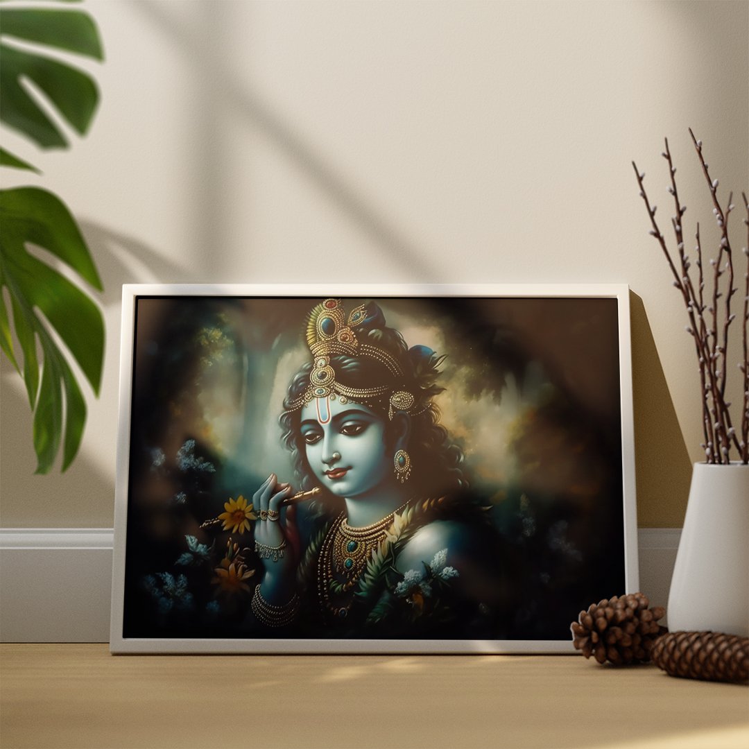 Radha Krishna Home Wall Art Painting