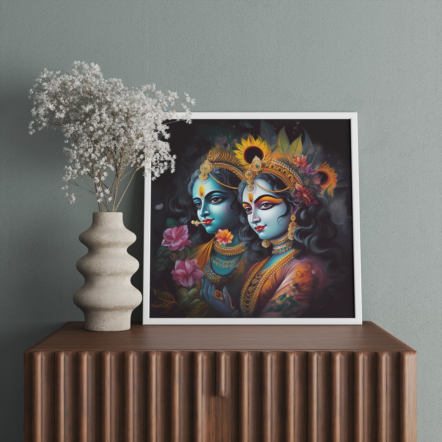 Lord Radha Krishna ji painting