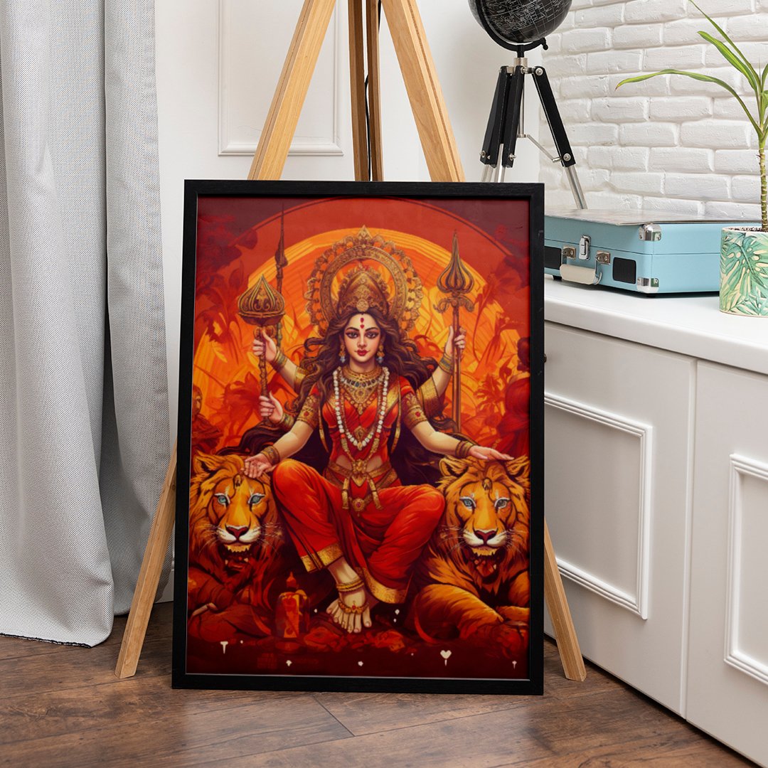 Maa Durga ji wall Art painting