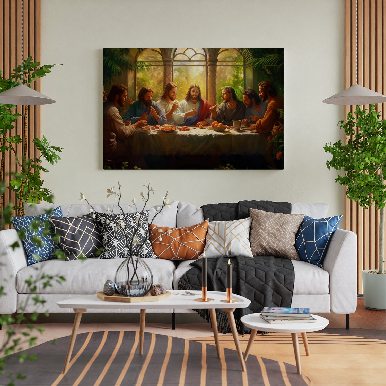 Last Supper is painting jesus