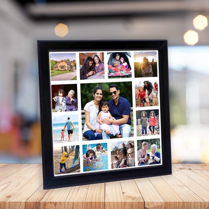 Square Photo Collage with 13 photos I Photo Collage Online - Vignette Store