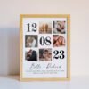 Anniversary Photo Collage | Couple Gift | Personalized Wedding Prints | Gifts for Him & Her