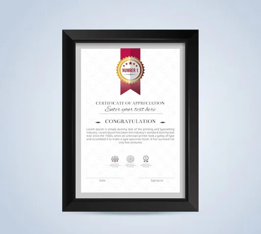 Frames for university degrees online