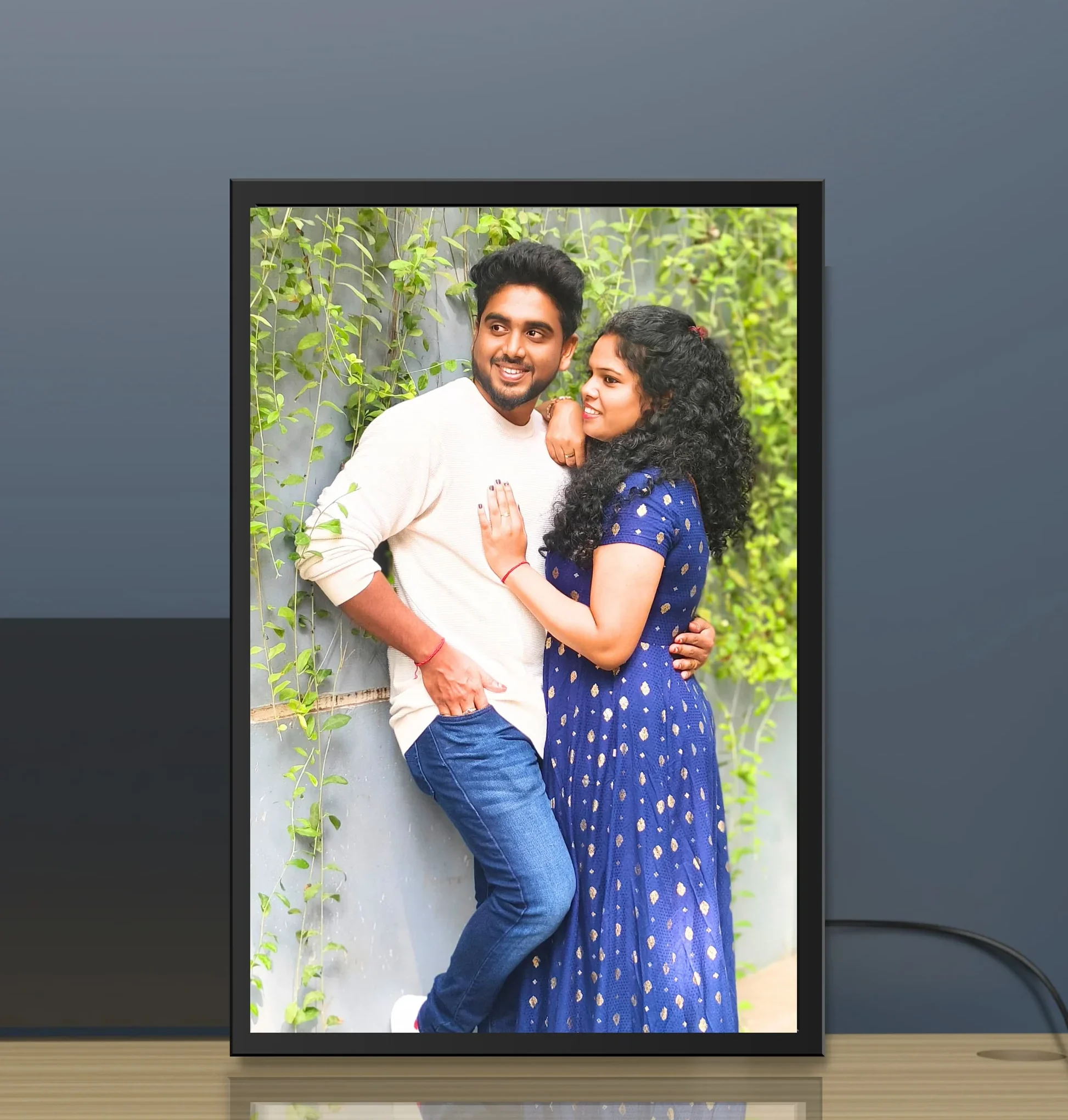 Personalized Acrylic Photo Frame with LED Light – Custom Gift