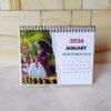 personalized table top calendar